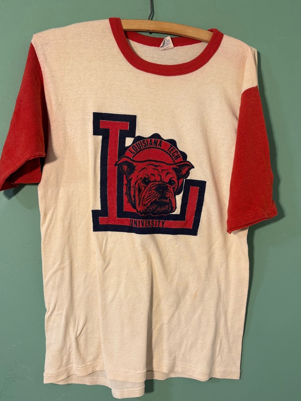 Vintage 1970’s Louisiana Tech Bulldogs Artex T-Shirt
